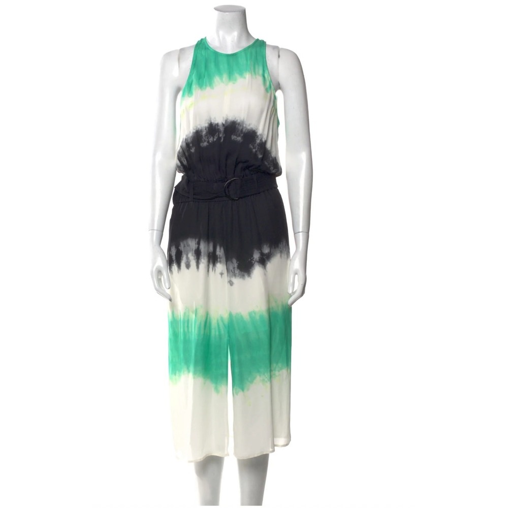 NWT A.L.C. Silk Dress Size 6 Sleeveless‎ Belted Mid Length Timeless